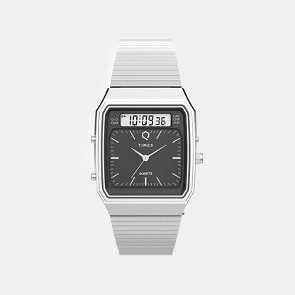 Timex Men Quartz Black Dial Analog Steel Watch Tw2Y05900Uj