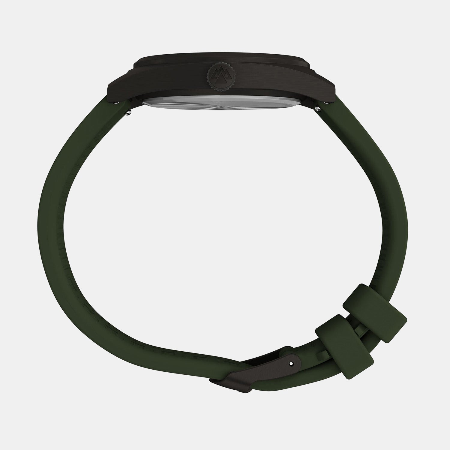 Timex Men Quartz Black Dial Analog Silicone Watch Tw2Y18000Uj