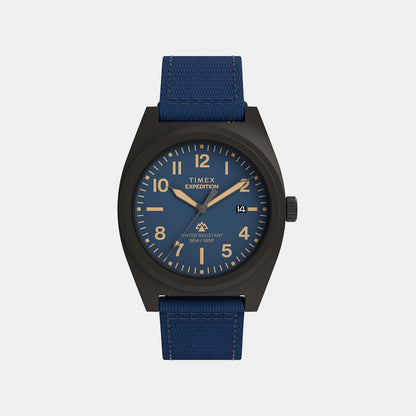 Timex Expedition Capstone Men Quartz Blue Dial Analog Stainless Steel Watch Tw2Y18200Uj