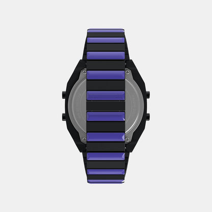 Timex Men Quartz Grey Dial Digital Steel Watch Tw2Y19500X6