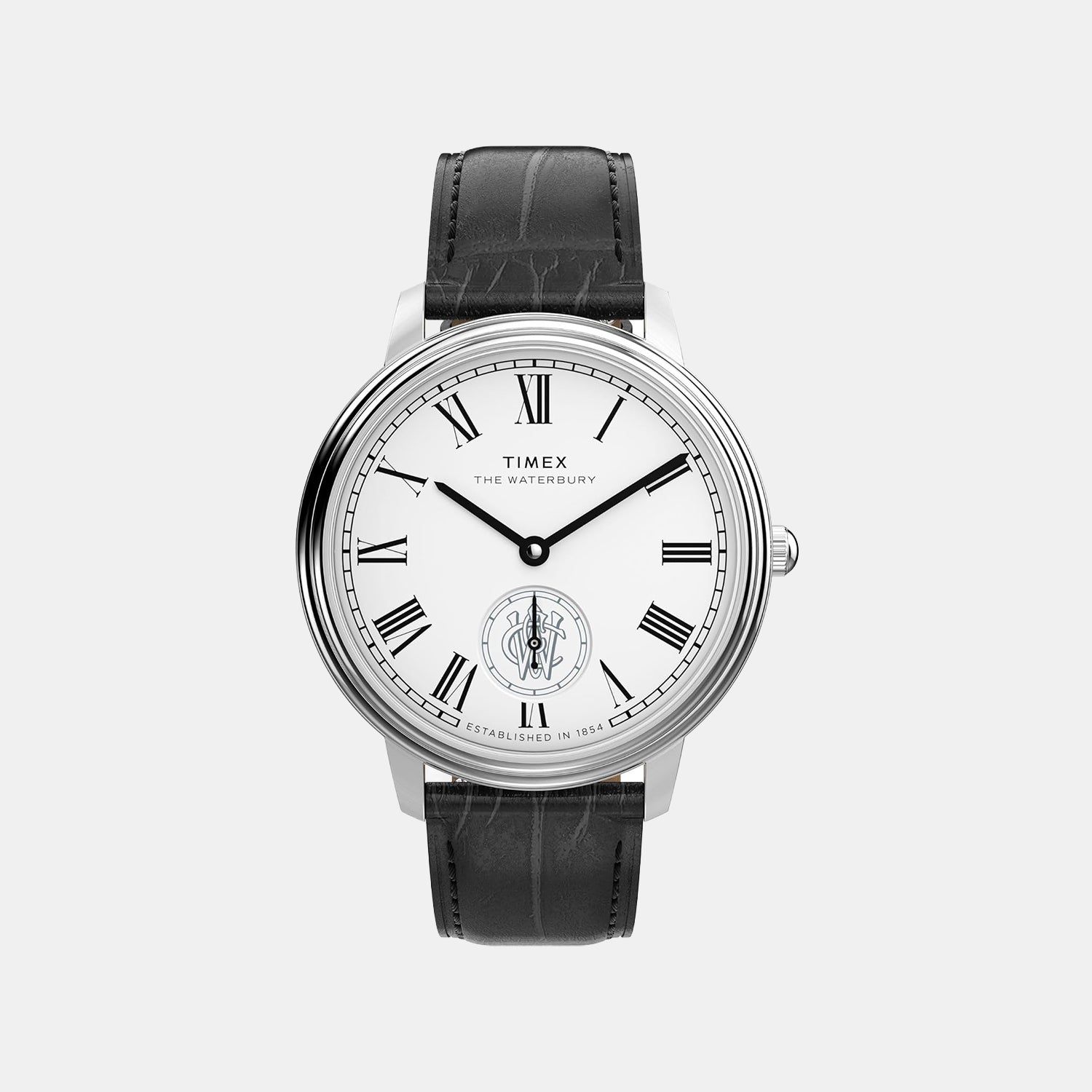 Timex Waterbury Metropolitan Men Quartz White Dial Analog Leather Watch Tw2Y23100Uj