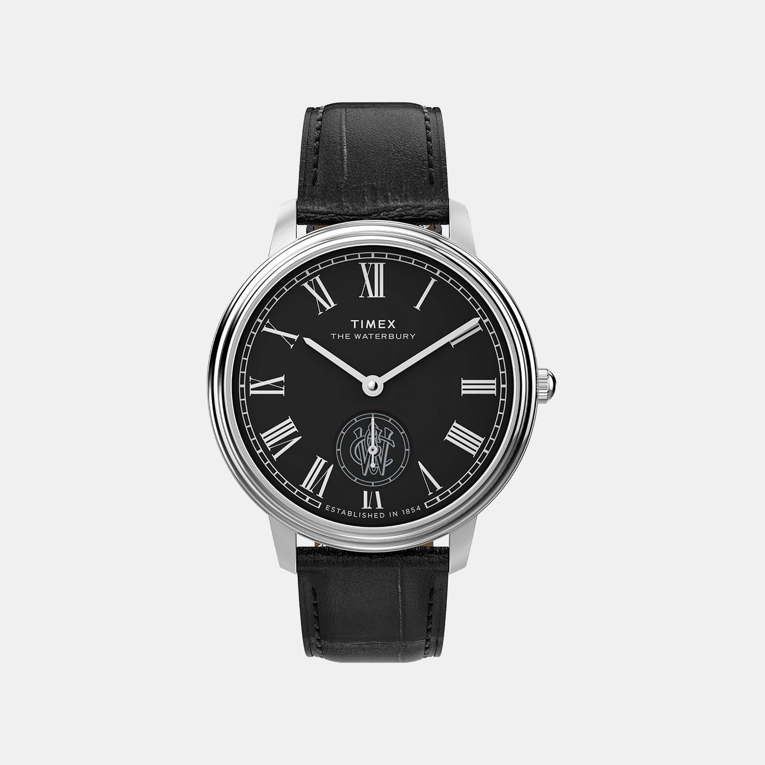 Timex Men Quartz Black Dial Analog Leather Watch Tw2Y23200Uj