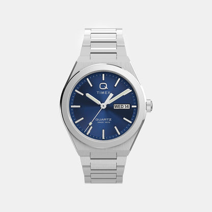 Timex Men Quartz Blue Dial Analog Steel Watch Tw2Y25100Uj