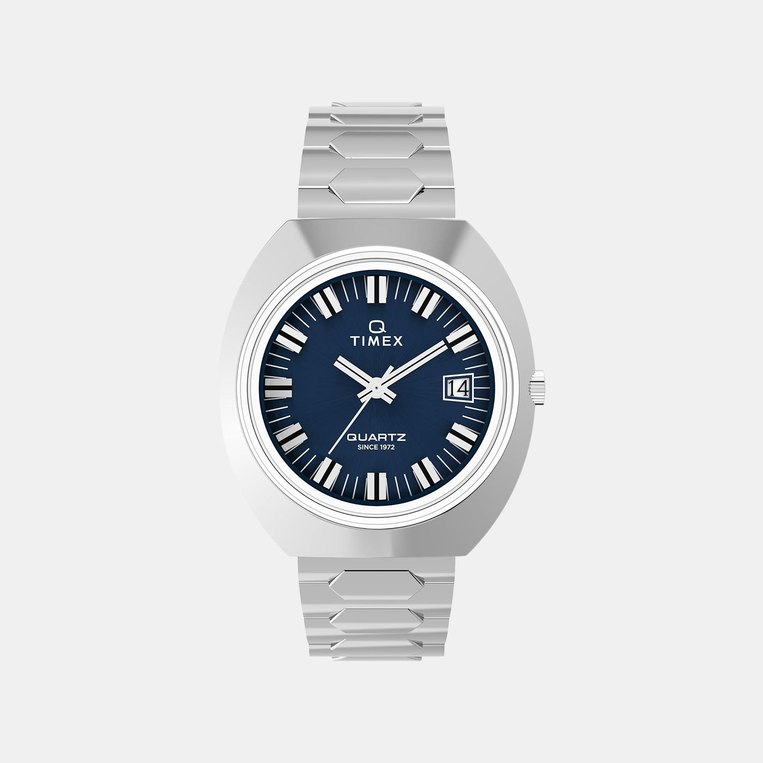Timex Men Quartz Blue Dial Analog Steel Watch Tw2Y33100Ik
