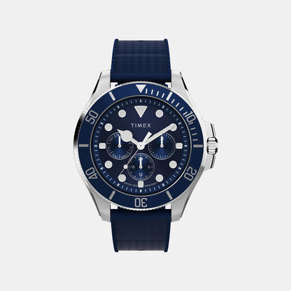 Timex Men Quartz Blue Dial Analog Resin Watch Tw2Y33400Uj