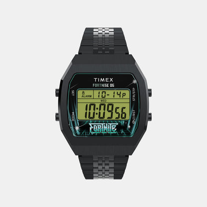 Timex Men Quartz Blue Dial Analog Fabric Watch Tw2Y46000X6