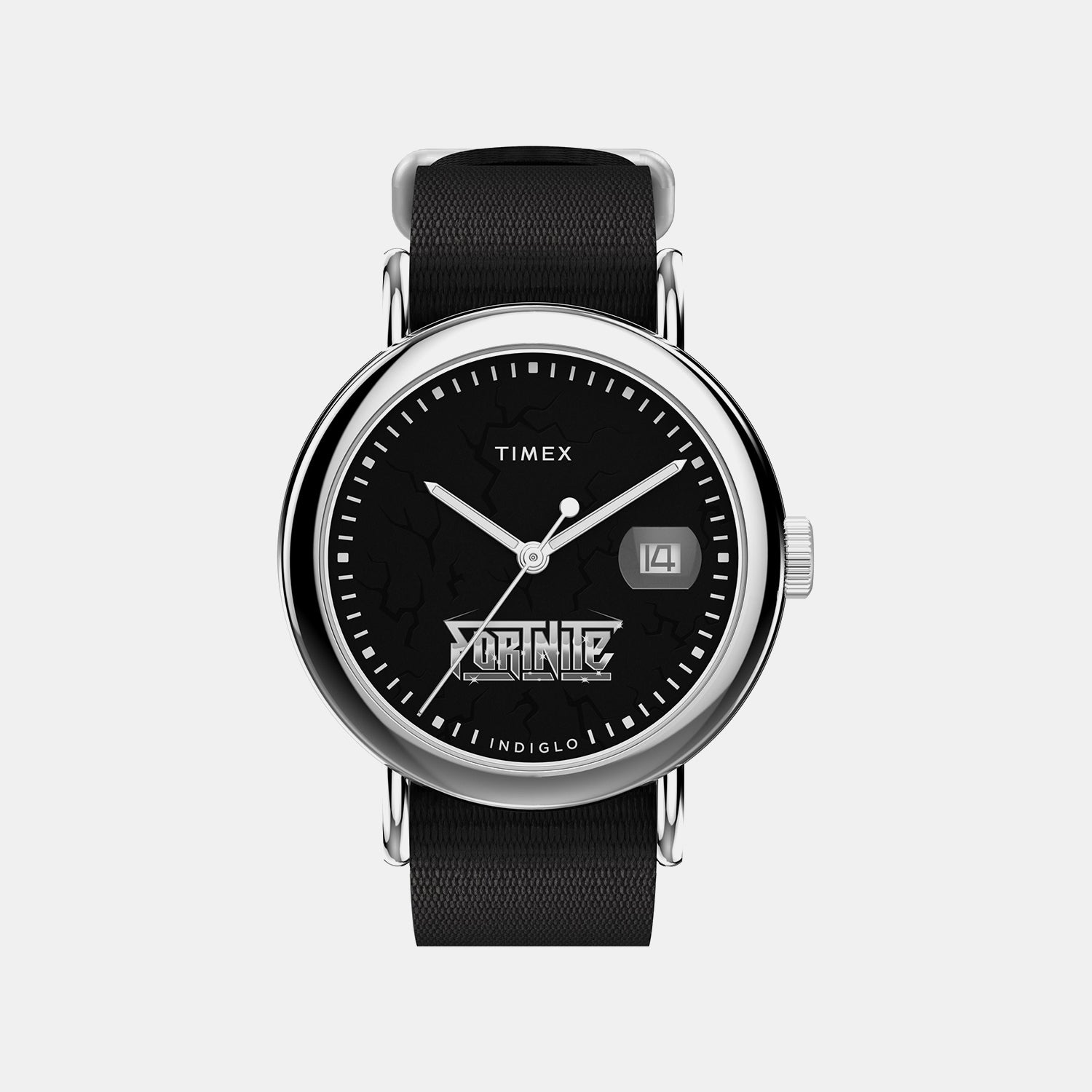 Timex Men Quartz Black Dial Analog Fabric Watch Tw2Y46400X6