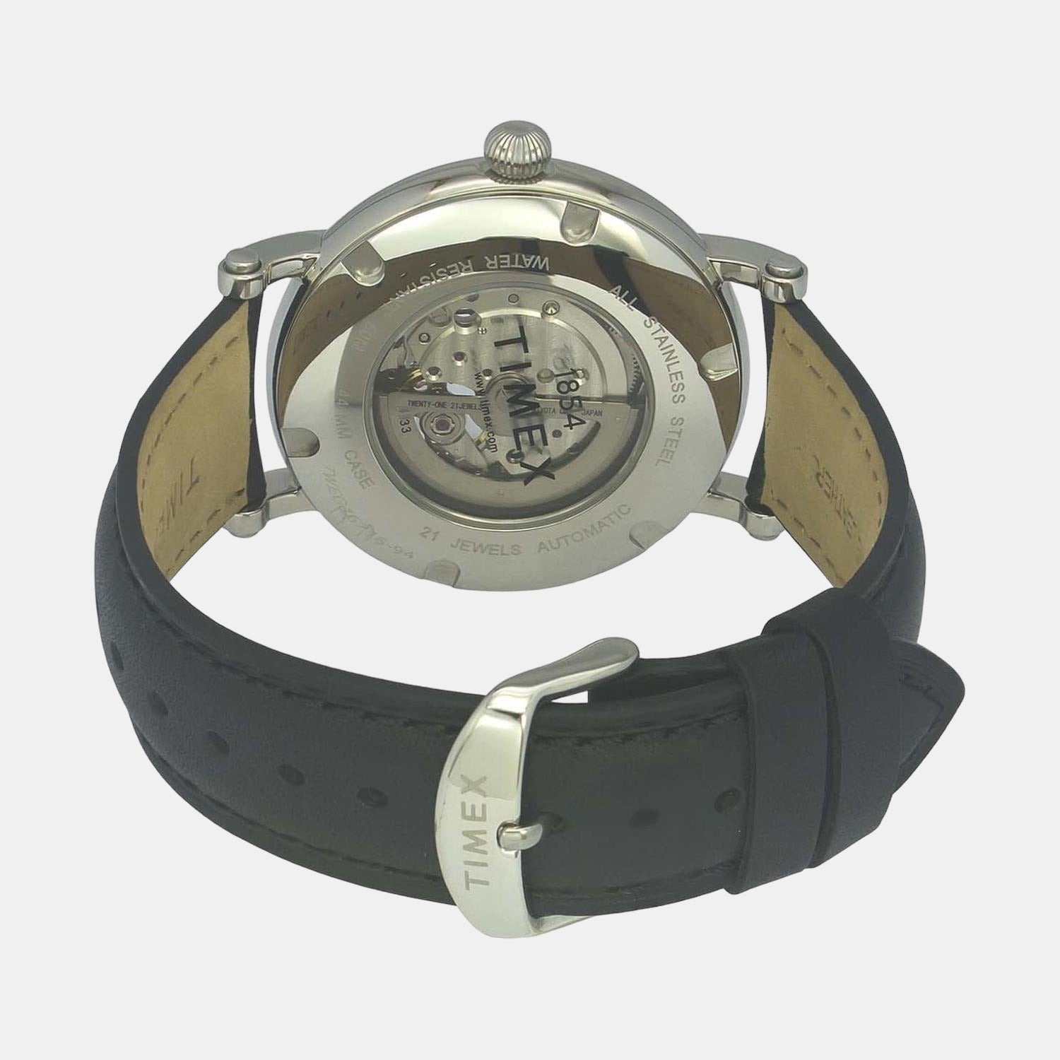 Timex Signio Men Automatic Dial Analog Leather Watch Tweg16716