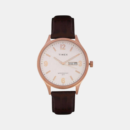 Timex Trendline Men Quartz Dial Analog Leather Watch Tweg18402
