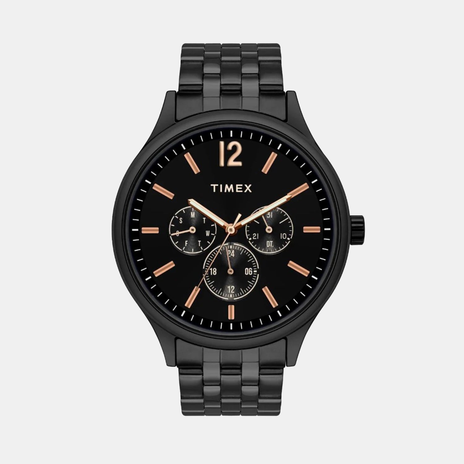 Timex Trendline Men Quartz Dial Chronograph Stainless Steel Watch Tweg18405