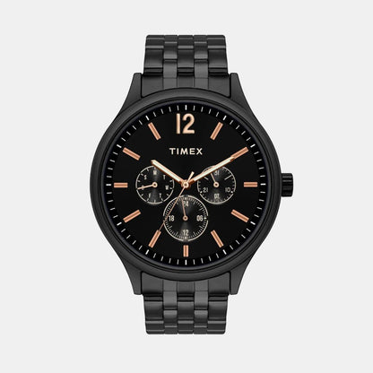 Timex Trendline Men Quartz Dial Chronograph Stainless Steel Watch Tweg18405