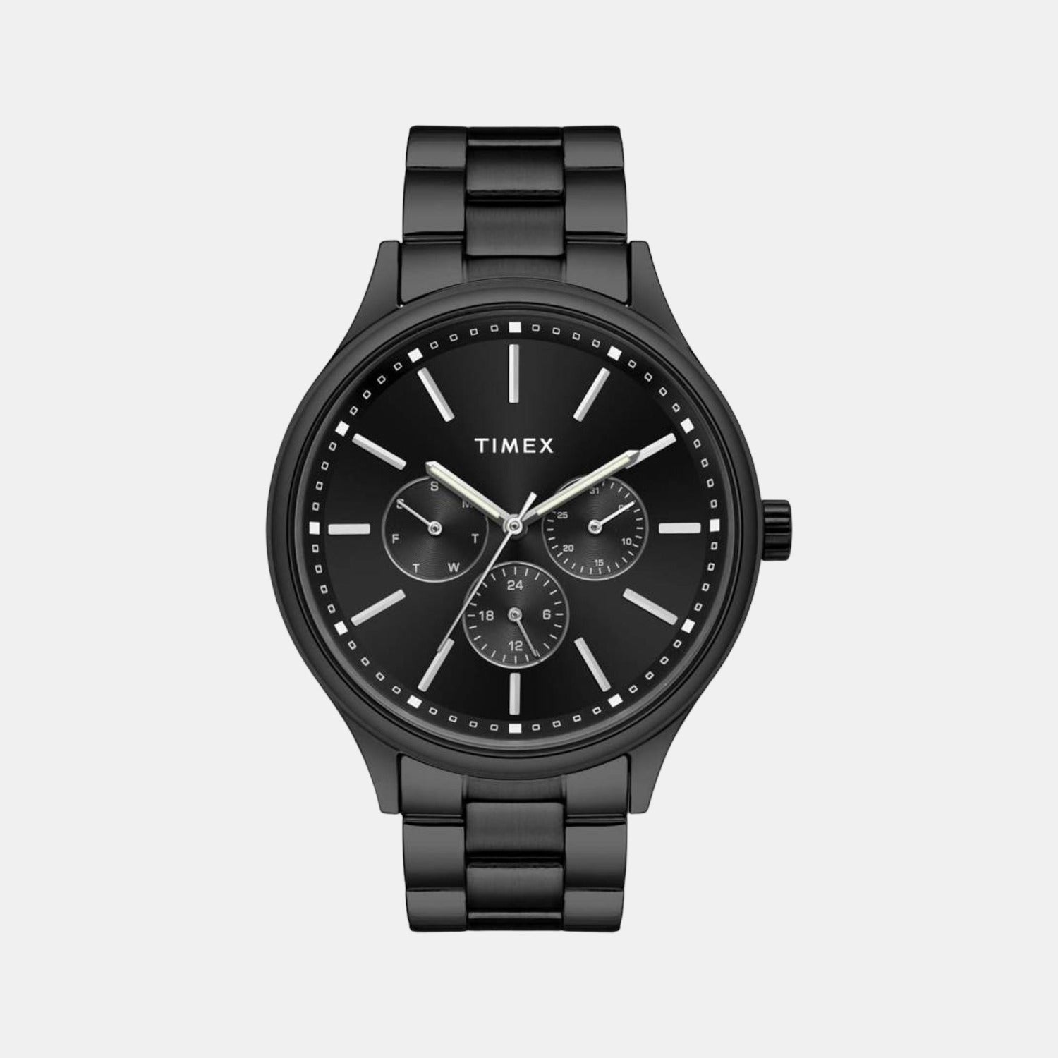 Timex Trendline Men Quartz Dial Multi-Function Stainless Steel Watch Tweg18410