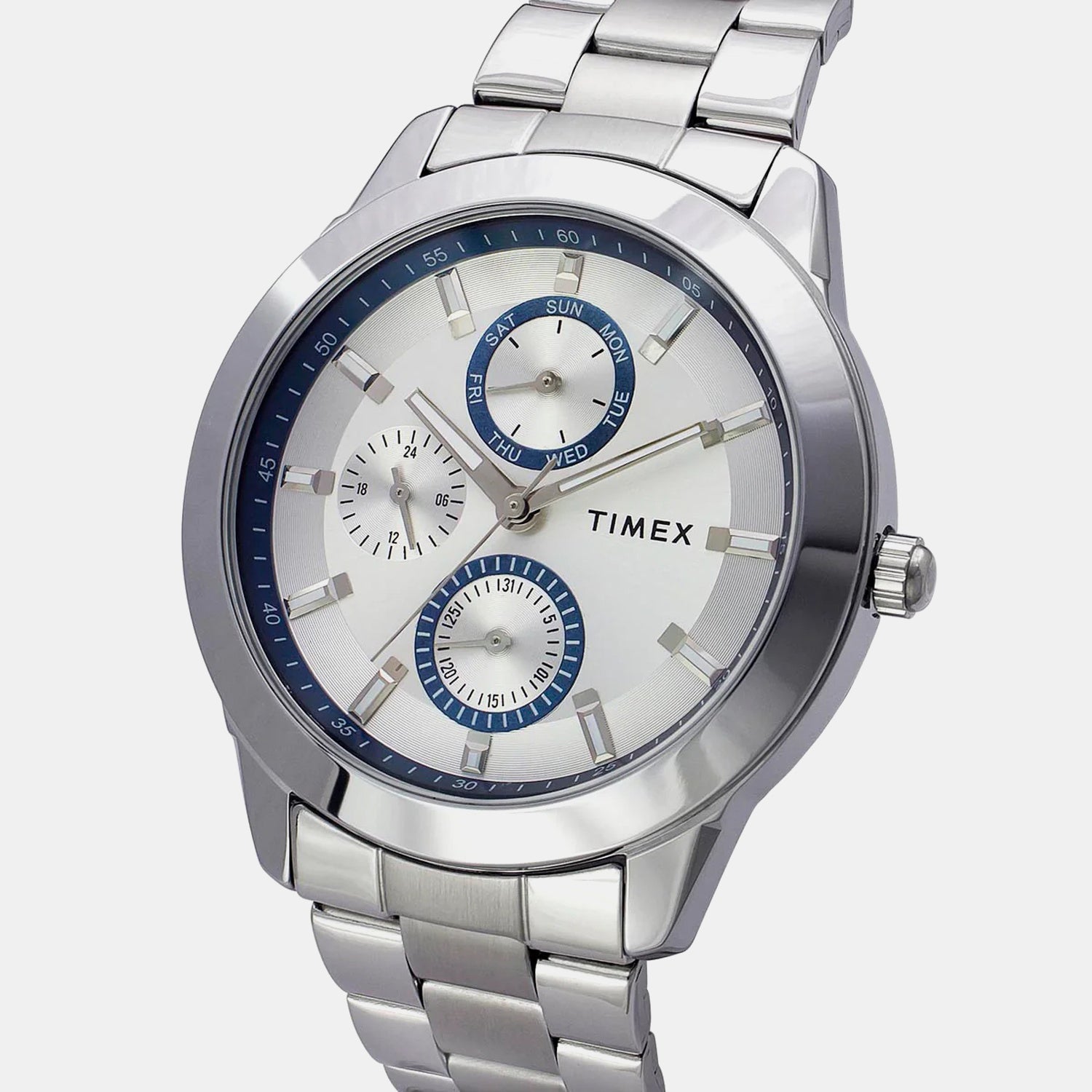Timex Trendline Men Quartz Dial Multi-Function Stainless Steel Watch Tweg18506