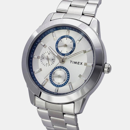 Timex Trendline Men Quartz Dial Multi-Function Stainless Steel Watch Tweg18506