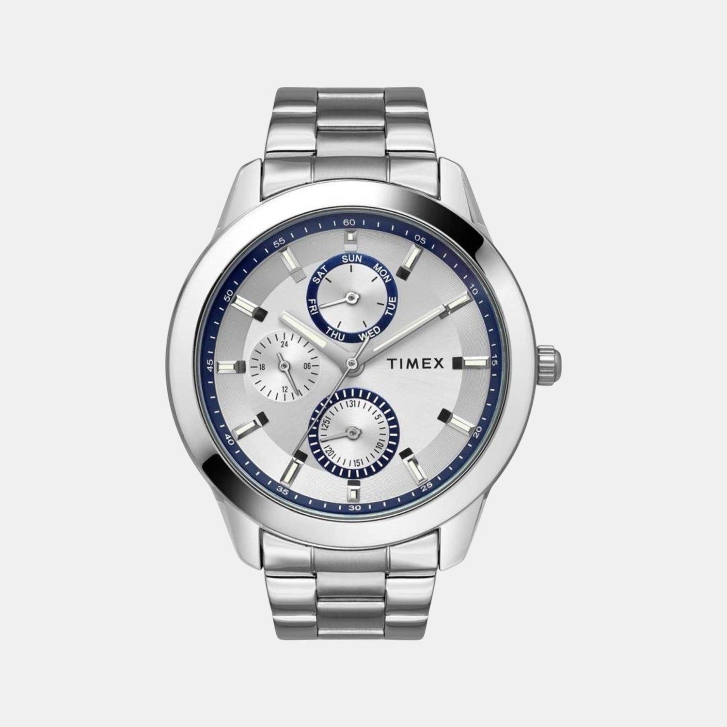 Timex Trendline Men Quartz Dial Multi-Function Stainless Steel Watch Tweg18506