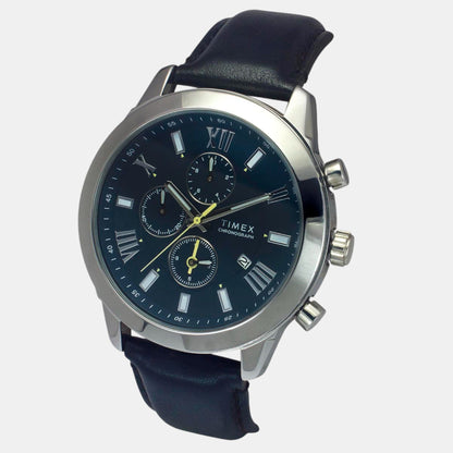 Timex Trendline Men Quartz Dial Chronograph Leather Watch Tweg18515