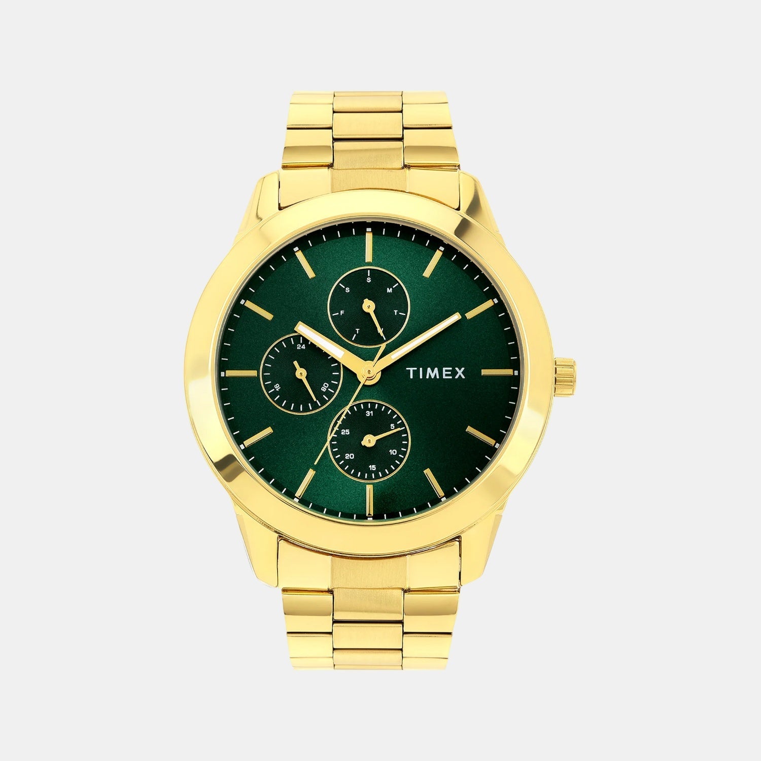Timex Trendline Men Quartz Dial Multi-Function Stainless Steel Watch Tweg18522