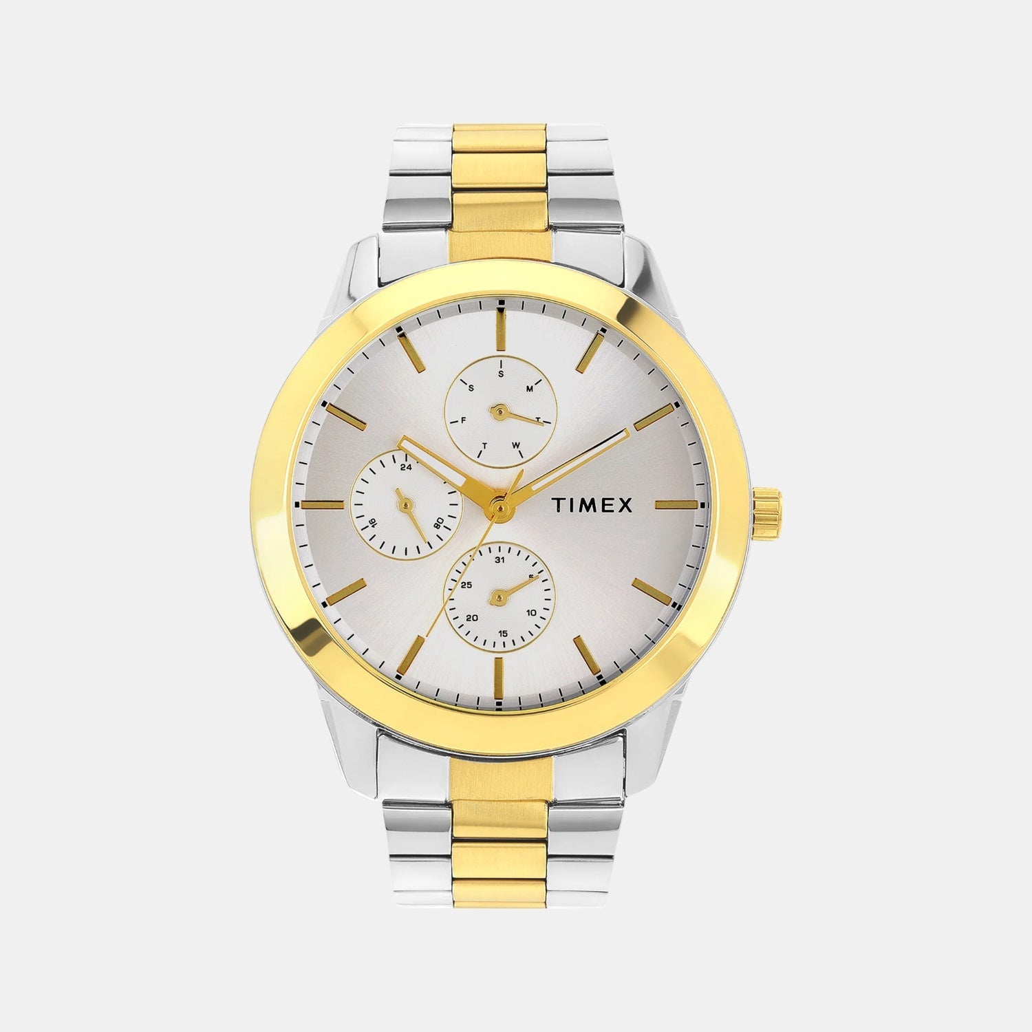 Timex Trendline Men Quartz Dial Multi-Function Stainless Steel Watch Tweg18523