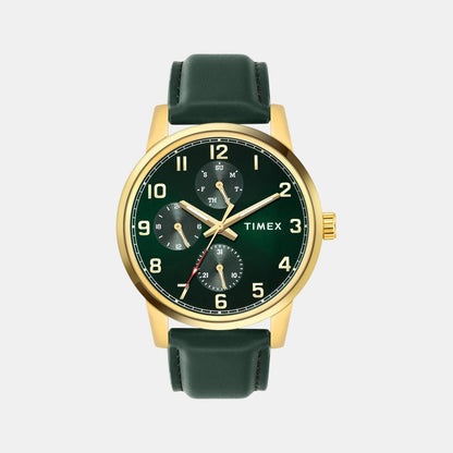 Timex Trendline Men Quartz Dial Multi-Function Leather Watch Tweg18907