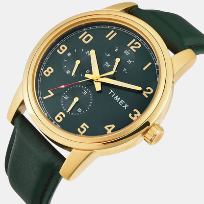 Timex Trendline Men Quartz Dial Multi-Function Leather Watch Tweg18907