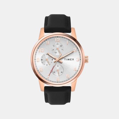 Timex Trendline Men Quartz Dial Multi-Function Leather Watch Tweg18908