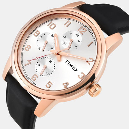 Timex Trendline Men Quartz Dial Multi-Function Leather Watch Tweg18908