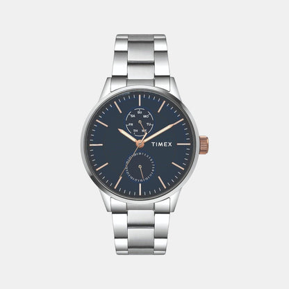 Timex Trendline Men Quartz Dial Multi-Function Stainless Steel Watch Tweg19901