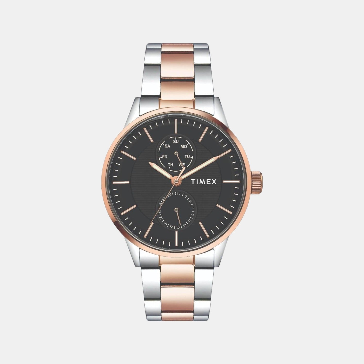 Timex Trendline Men Quartz Dial Chronograph Stainless Steel Watch Tweg19903