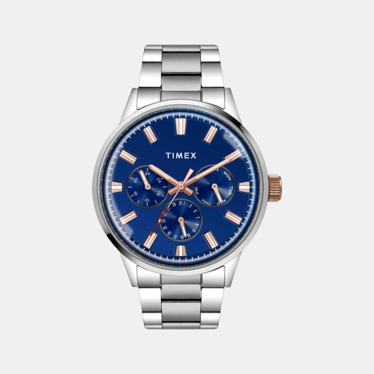 Timex Trendline Men Quartz Dial Multi-Function Stainless Steel Watch Tweg19909