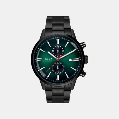 Timex Trendline Men Quartz Dial Chronograph Stainless Steel Watch Tweg19933
