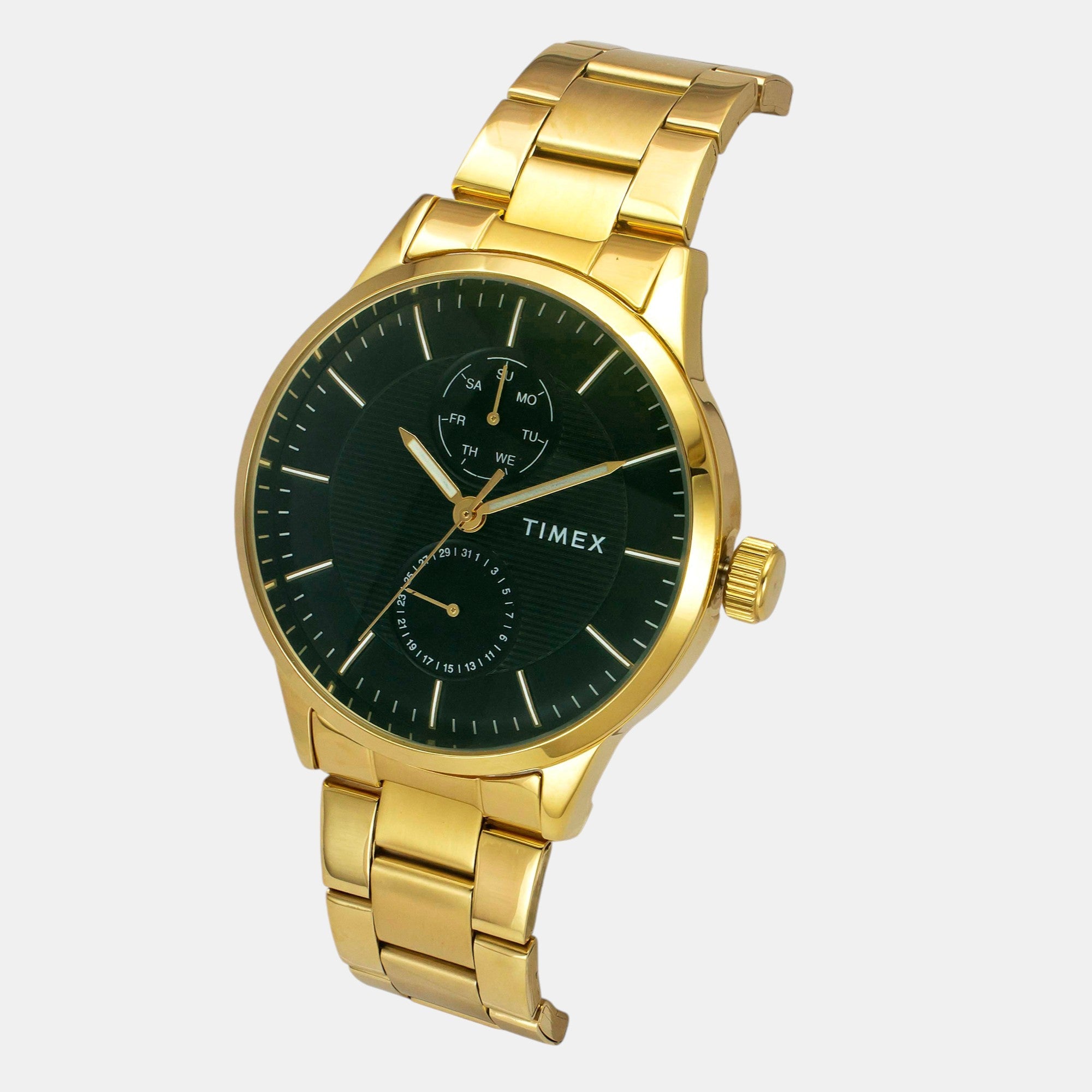 Timex Trendline Men Quartz Dial Multi-Function Stainless Steel Watch Tweg19939