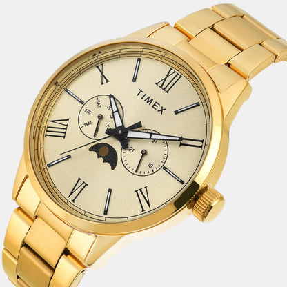 Timex Trendline Men Quartz Dial Multi-Function Stainless Steel Watch Tweg19945