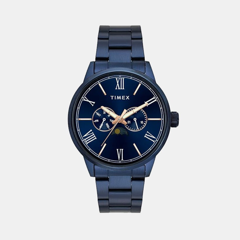 Timex Trendline Men Quartz Dial Multi-Function Stainless Steel Watch Tweg19946