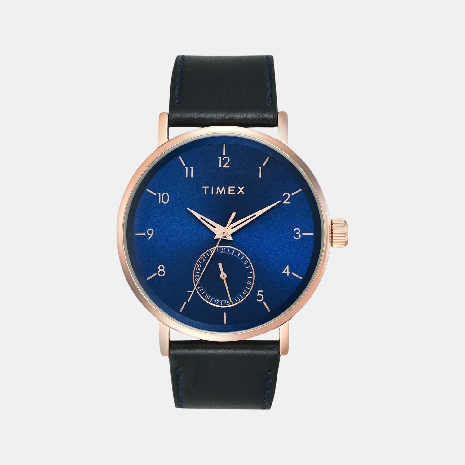 Timex Fashion Men Quartz Dial Analog Leather Watch Tweg20020