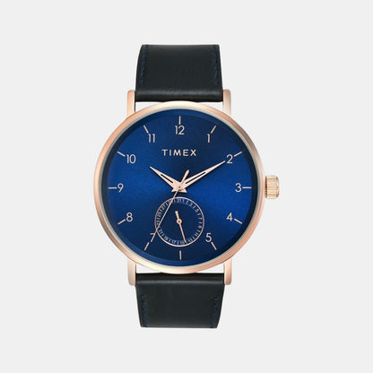 Timex Fashion Men Quartz Dial Analog Leather Watch Tweg20020