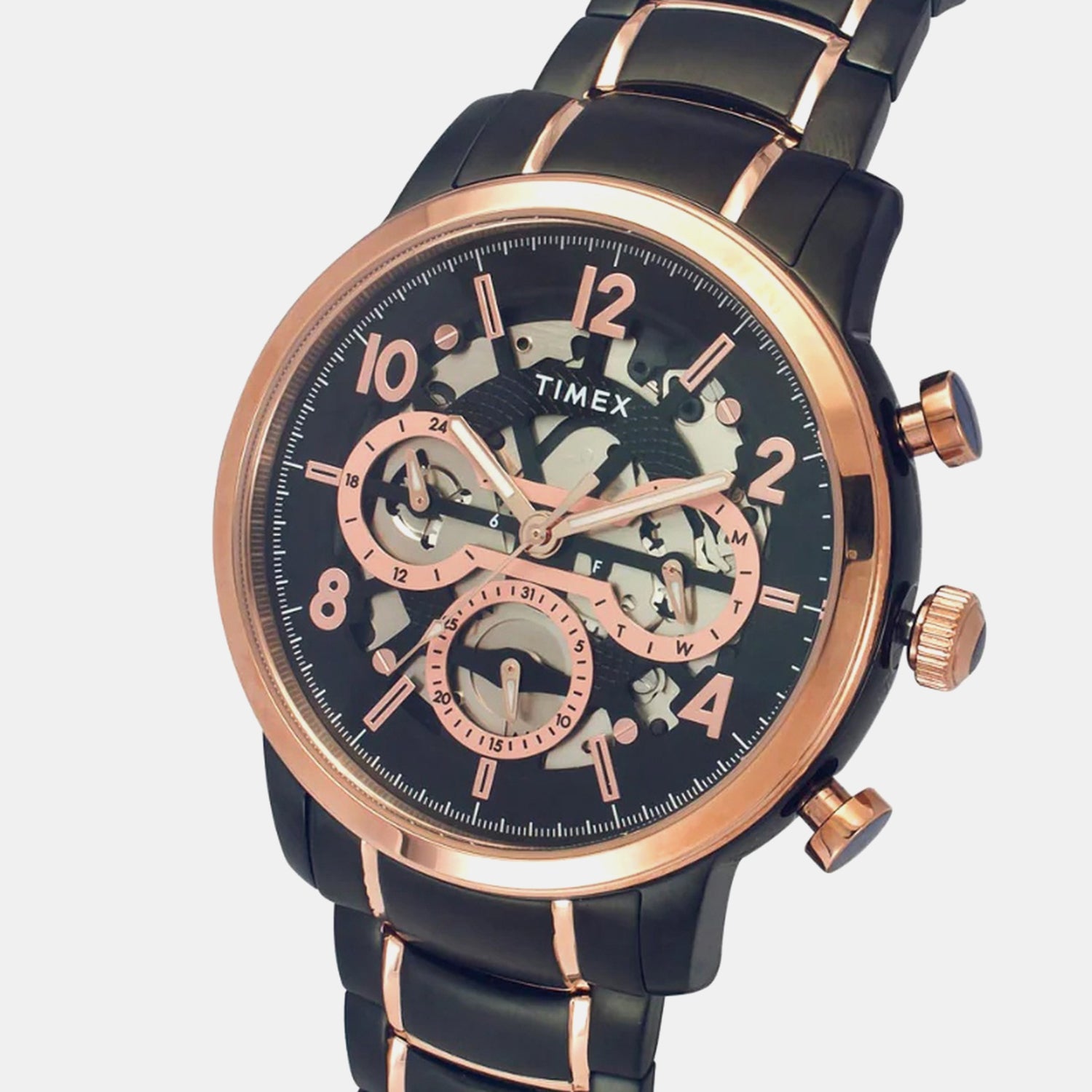 Timex Signio Men Quartz Dial Multi-Function Stainless Steel Watch Tweg20206