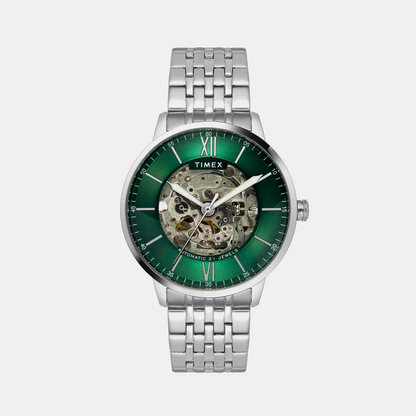 Timex Signio Men Automatic Dial Analog Stainless Steel Watch Tweg23502
