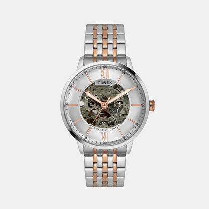 Timex Signio Men Automatic Dial Analog Stainless Steel Watch Tweg23503