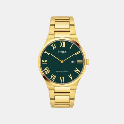 Timex Signio Men Quartz Dial Analog Stainless Steel Watch Tweg23608