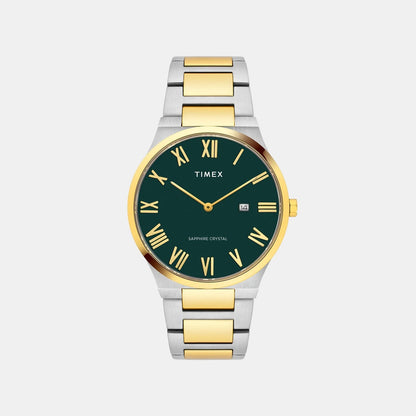 Timex Signio Men Quartz Dial Analog Stainless Steel Watch Tweg23609