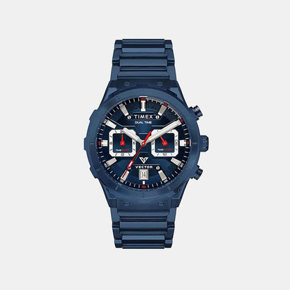 Timex Vector Men Quartz Dial Chronograph Stainless Steel Watch Tweg24801