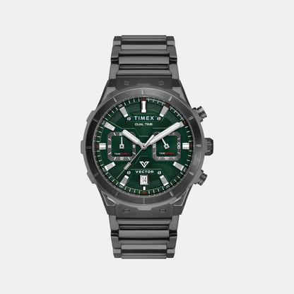 Timex Vector Men Quartz Dial Chronograph Stainless Steel Watch Tweg24802