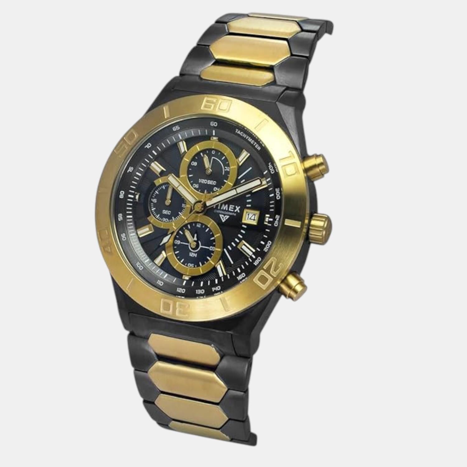 Timex Vector Men Quartz Dial Chronograph Stainless Steel Watch Tweg24901