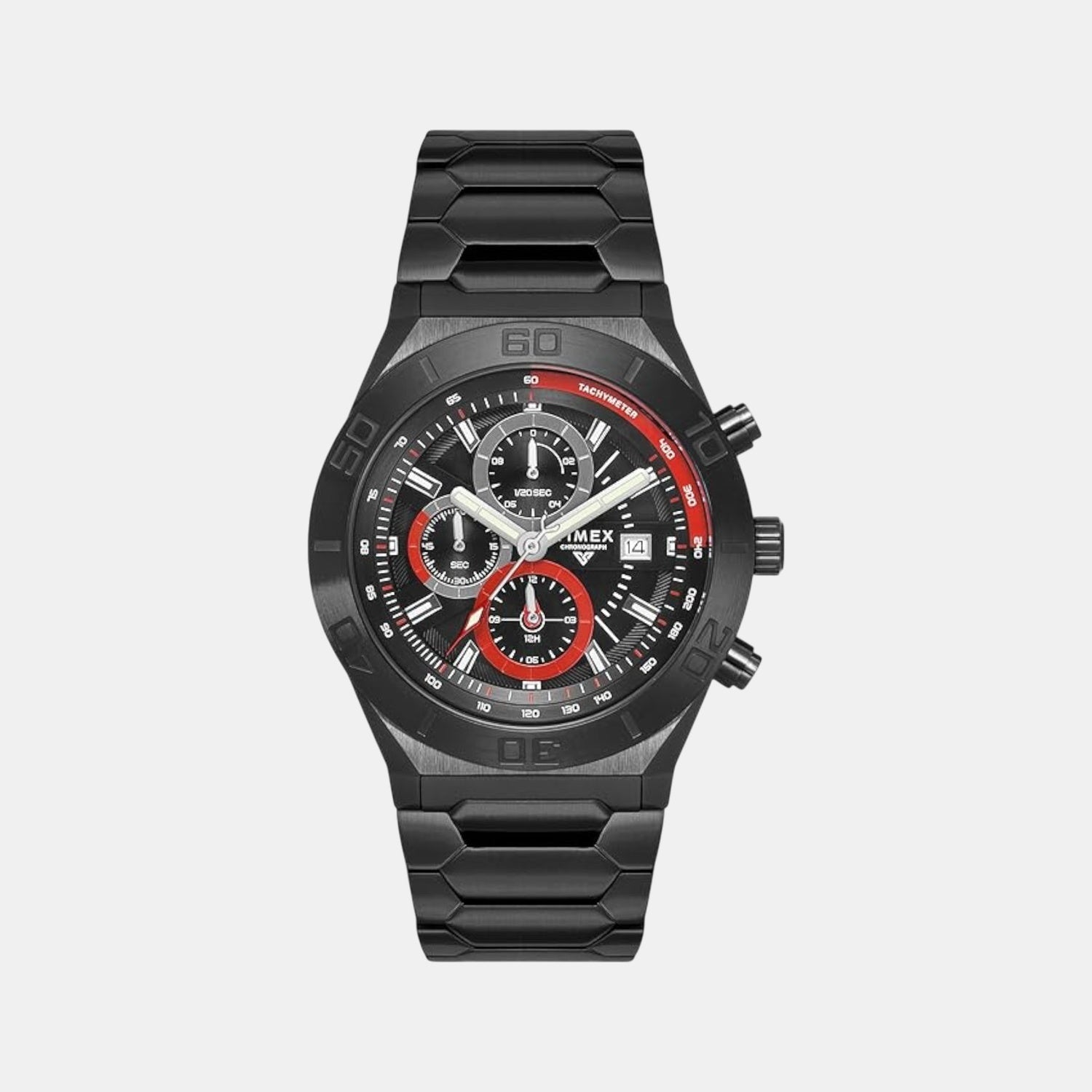Timex Vector Men Quartz Dial Chronograph Stainless Steel Watch Tweg24902