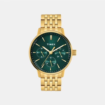 Timex Trendline Men Quartz Dial Multi-Function Stainless Steel Watch Tweg25407