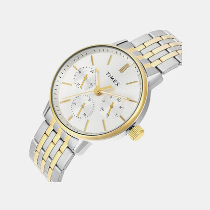 Timex Trendline Men Quartz Dial Multi-Function Stainless Steel Watch Tweg25408