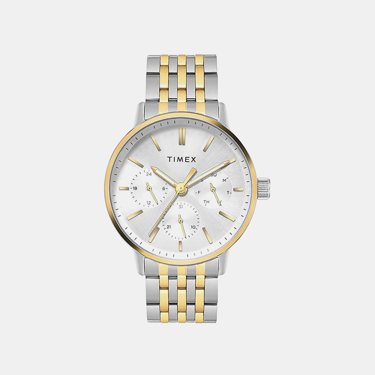 Timex Trendline Men Quartz Dial Multi-Function Stainless Steel Watch Tweg25408