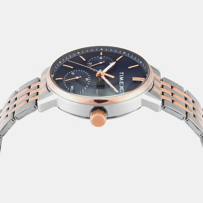 Timex Trendline Men Quartz Dial Multi-Function Stainless Steel Watch Tweg25409