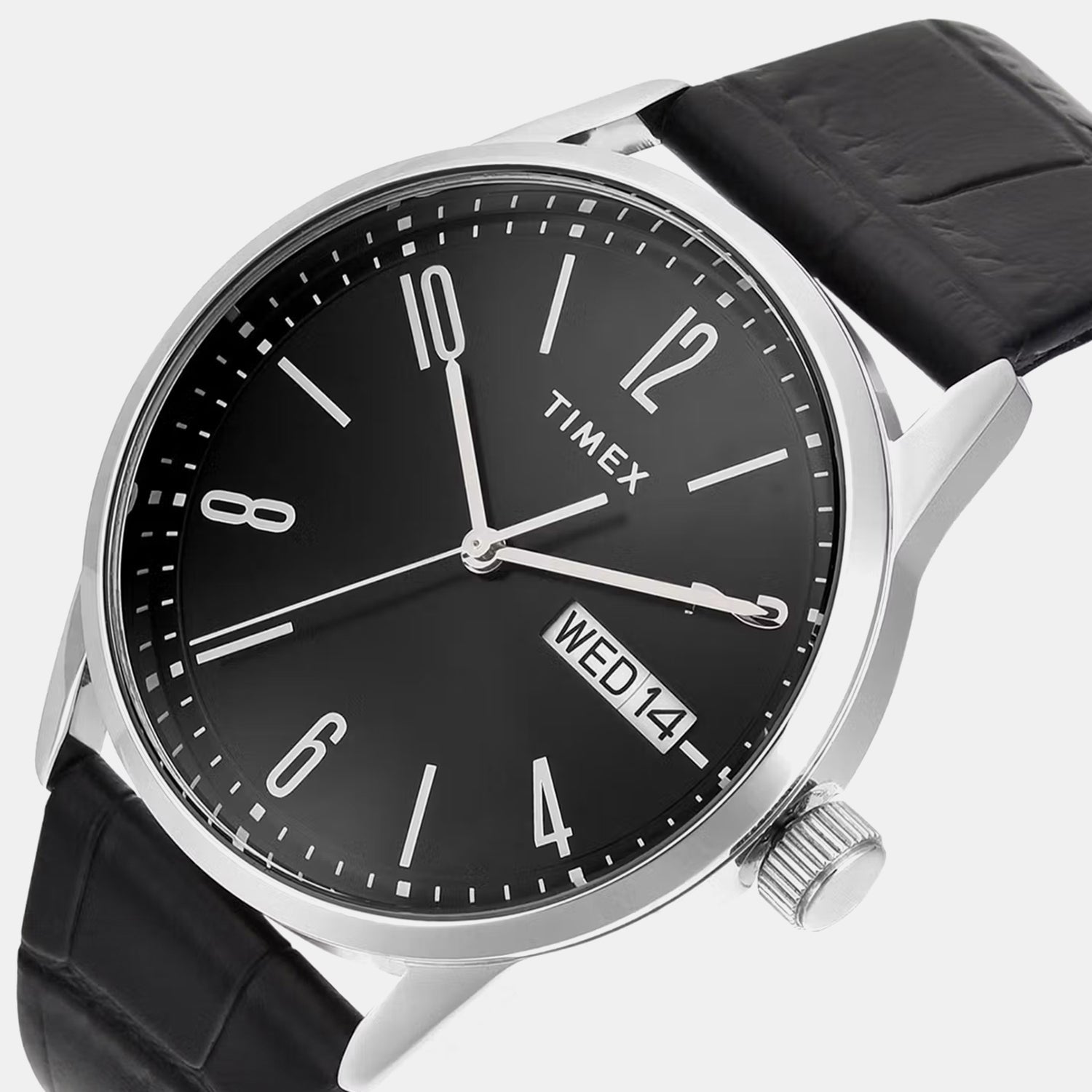 Timex Trendline Men Quartz Dial Analog Leather Watch Tweg25507