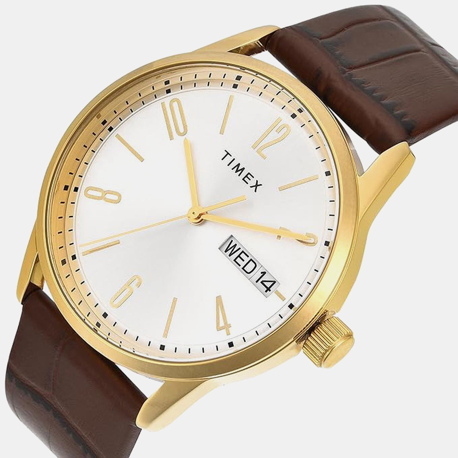 Timex Trendline Men Quartz Dial Analog Leather Watch Tweg25508